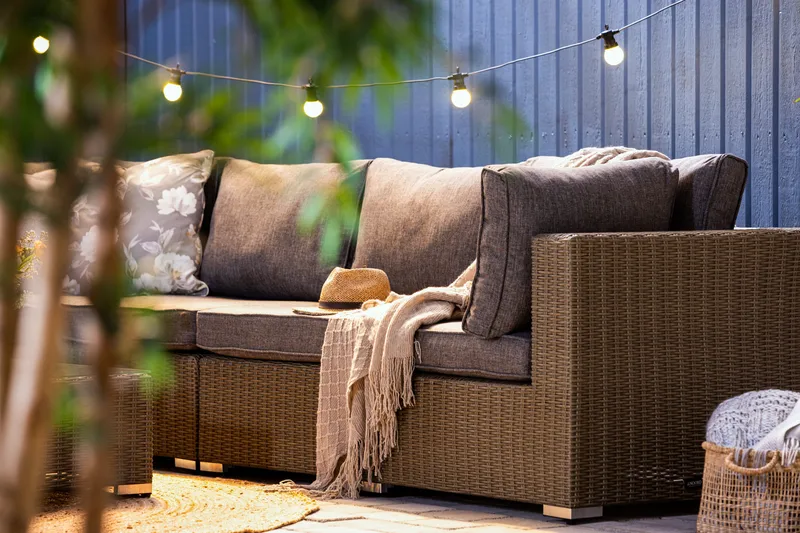 Marcus Loungesæt - Grå Bord Hjørnesofa Lænestol - Have - Udendørs miljø - Altan & terrasse - Altanmøbler