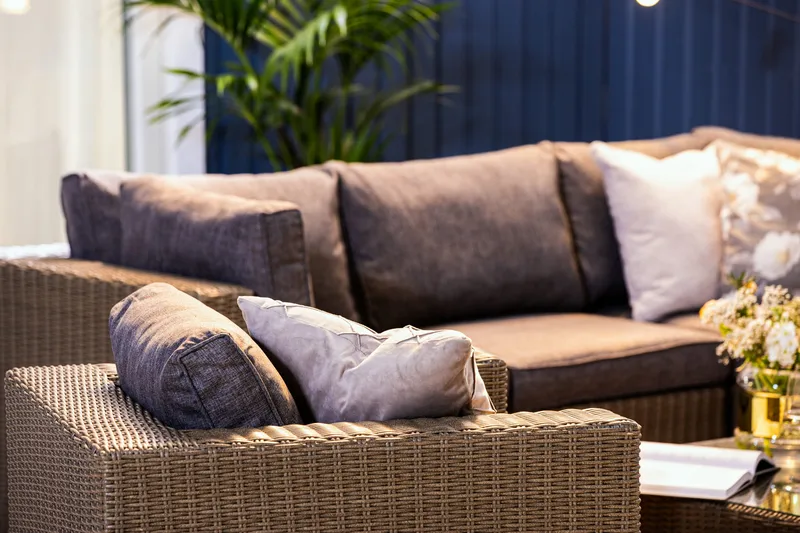 Marcus Loungesæt - Grå Bord Hjørnesofa Lænestol - Have - Udendørs miljø - Altan & terrasse - Altanmøbler