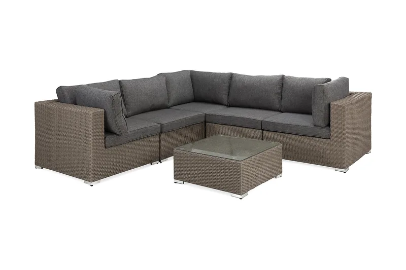 Marcus Loungesæt - Grå Bord Hjørnesofa - Have - Udendørs miljø - Altan & terrasse - Altanmøbler