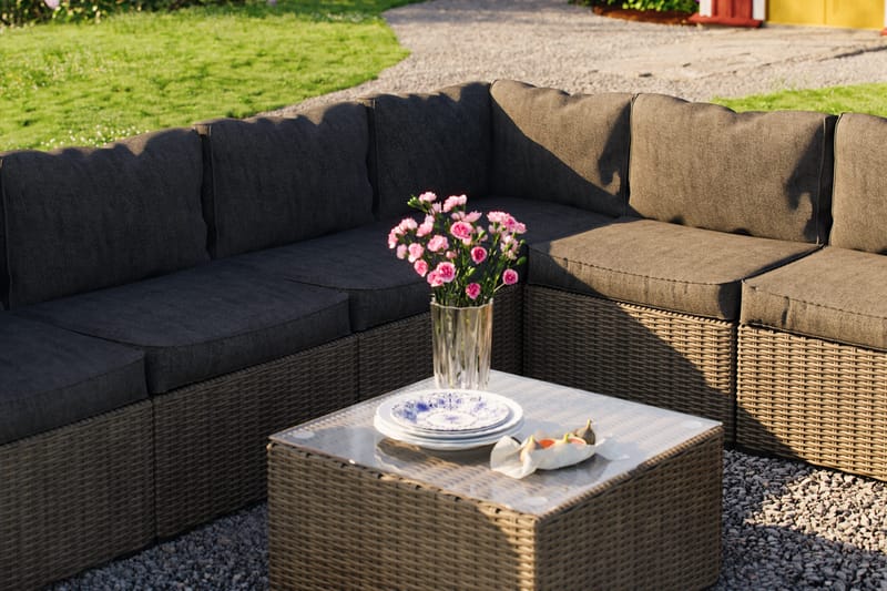 Marcus Loungesæt - Grå Bord Hjørnesofa - Have - Udendørs miljø - Altan & terrasse - Altanmøbler