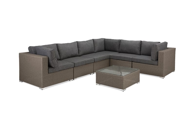 Marcus Loungesæt - Grå Bord Hjørnesofa - Have - Udendørs miljø - Altan & terrasse - Altanmøbler
