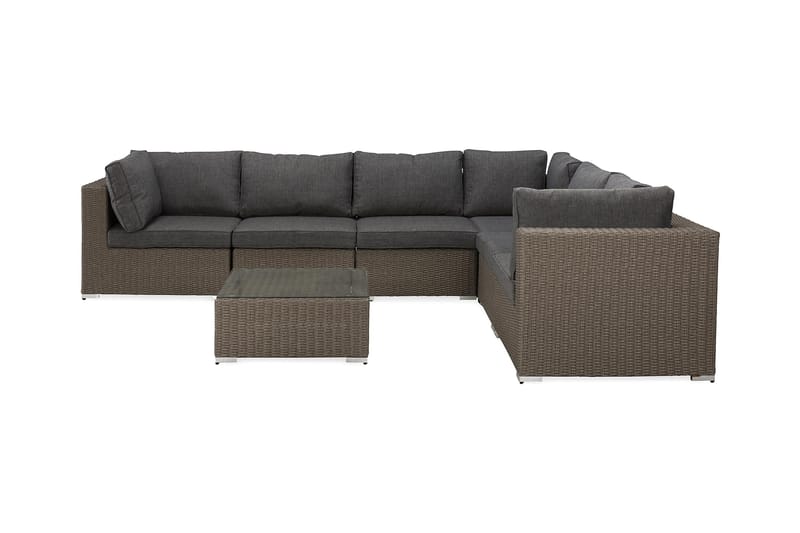 Marcus Loungesæt, Grå Bord Hjørnesofa