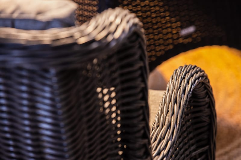 Marcus Sofagruppe 2-Pers. Ink. Lænestol - Sort - Havemøbler - Loungemøbler - Loungesæt