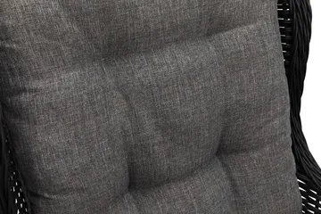 Marcus Sofagruppe 2-Pers. Ink. Lænestol - Sort - Havemøbler - Loungemøbler - Loungesæt