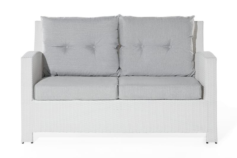 Marino Loungegruppe 146 cm - Hvid - Altanmøbler - Sofagrupper udendørs - Loungesæt