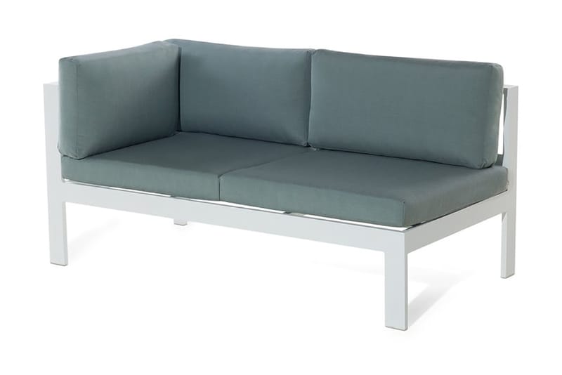 Messina Loungegruppe 147 cm - Hvid - Altanmøbler - Sofagrupper udendørs - Loungesæt