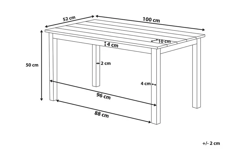 Messina Loungegruppe 147 cm - Hvid - Havemøbler - Loungemøbler - Loungesæt
