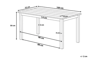 Messina Loungegruppe 147 cm - Hvid - Havemøbler - Loungemøbler - Loungesæt