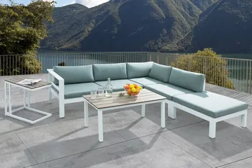 Messina Loungegruppe 147 cm - Hvid - Havemøbler - Loungemøbler - Loungesæt