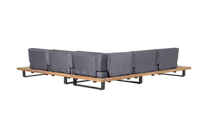 Mykonos Loungegruppe 256 cm - Træ / natur - Sofagrupper udendørs - Loungesæt - Altanmøbler