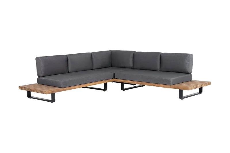 Mykonos Loungegruppe 256 cm - Træ / natur - Havemøbler - Loungemøbler - Loungesæt