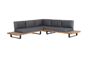 Mykonos Loungegruppe 256 cm - Træ / natur - Havemøbler - Loungemøbler - Loungesæt