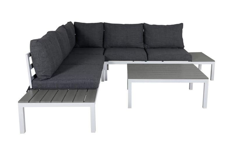 Odense Loungesæt med Hynder Hvid - Venture Home - Altanmøbler - Sofagrupper udendørs - Loungesæt