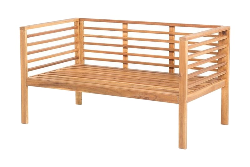 Pacific Loungegruppe 130 cm - Træ / natur - Altanmøbler - Sofagrupper udendørs - Loungesæt