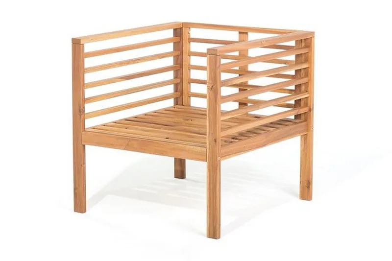 Pacific Loungegruppe 130 cm - Træ / natur - Havemøbler - Loungemøbler - Loungesæt
