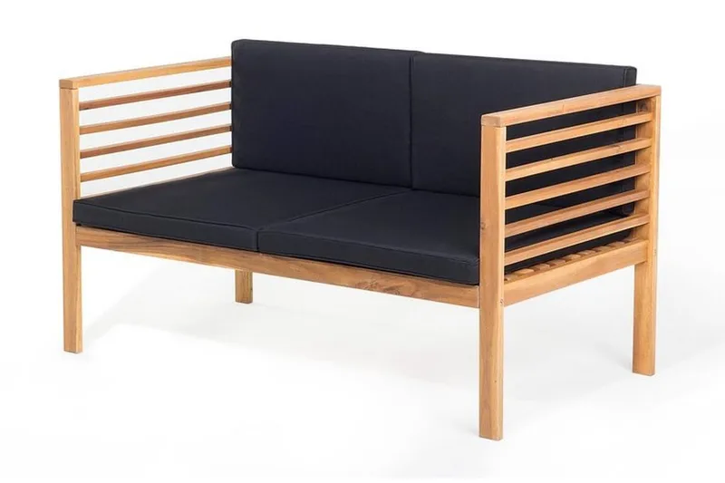 Pacific Loungegruppe 130 cm - Træ / natur - Havemøbler - Loungemøbler - Loungesæt