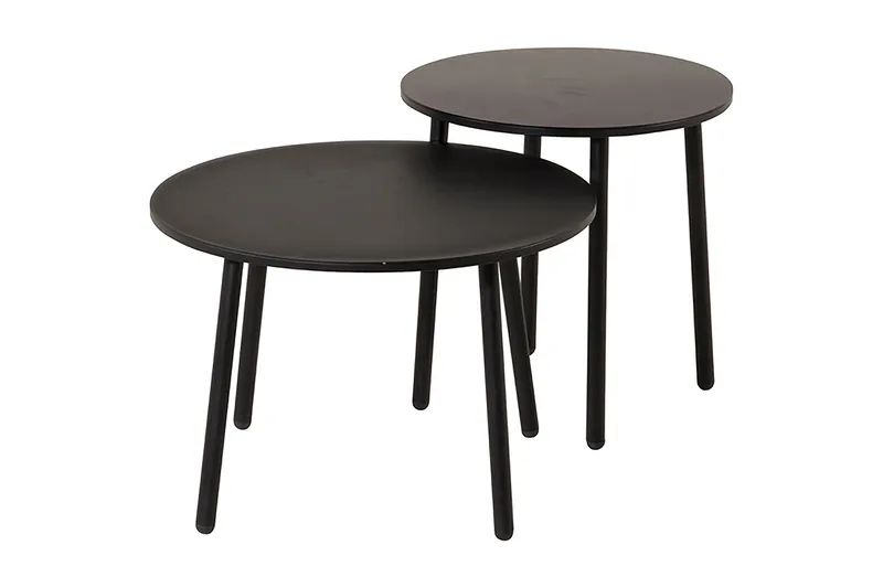 Paola loungegruppe udendørs med hynder - Sort - Havemøbler - Loungemøbler - Loungesæt