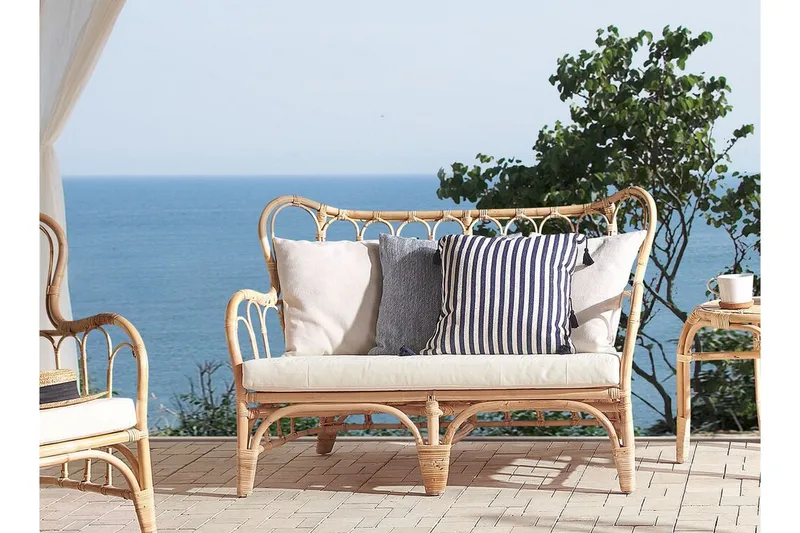 Pedagne Loungesæt 4-Pers. - Rattan/Beige - Havemøbler - Loungemøbler - Loungesæt