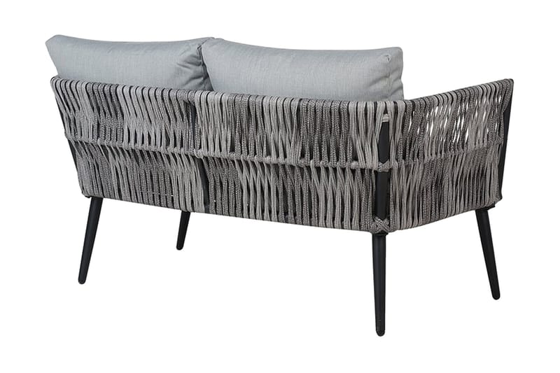 Preveza Loungegruppe 120 cm - Grå - Havemøbler - Loungemøbler - Loungesæt