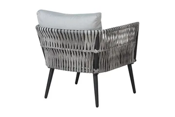 Preveza Loungegruppe 120 cm - Grå - Havemøbler - Loungemøbler - Loungesæt