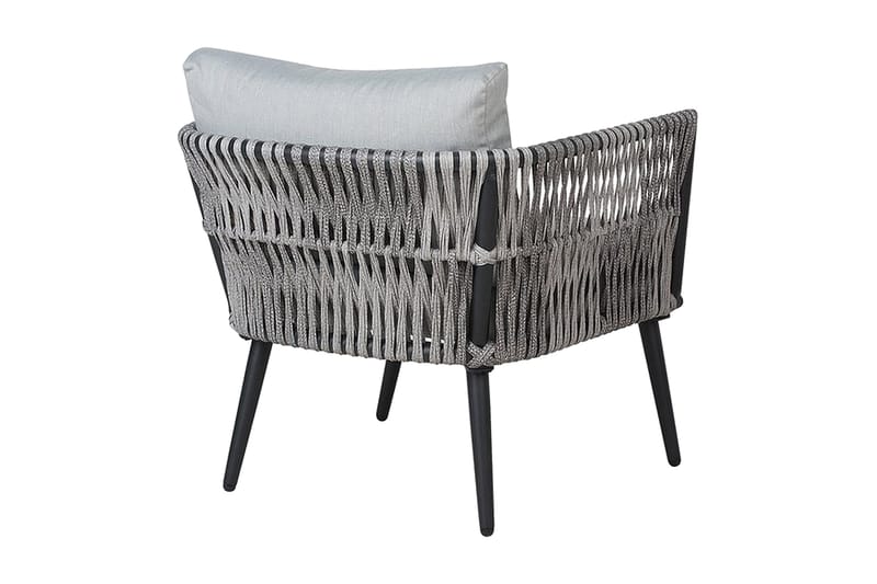 Preveza Loungegruppe 120 cm - Grå - Havemøbler - Loungemøbler - Loungesæt