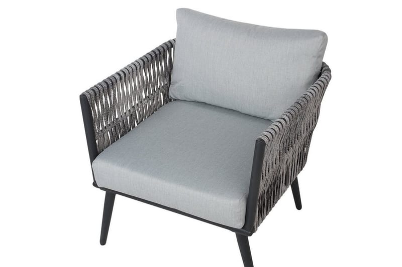 Preveza Loungegruppe 120 cm - Grå - Havemøbler - Loungemøbler - Loungesæt