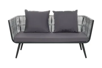 Ragusa Loungegruppe 156 cm - Grå - Havemøbler - Loungemøbler - Loungesæt