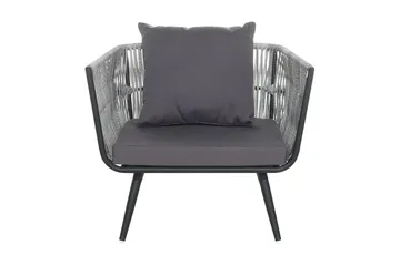 Ragusa Loungegruppe 156 cm - Grå - Havemøbler - Loungemøbler - Loungesæt
