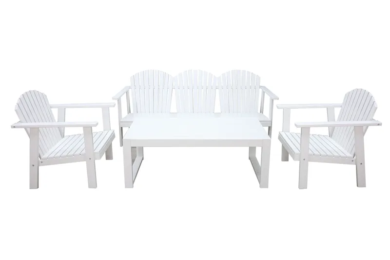 Rolston Loungesæt, Hvid