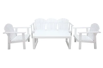 Rolston Loungesæt - Hvid - Havemøbler - Loungemøbler - Loungesæt