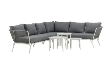 Roxo hjørnesofa hvid - Venture Home - Havemøbler - Loungemøbler - Loungesæt