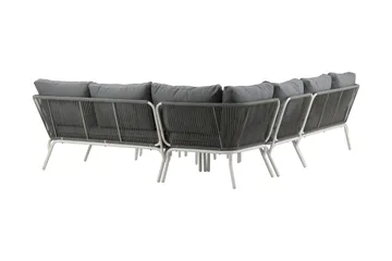 Roxo hjørnesofa hvid - Venture Home - Havemøbler - Loungemøbler - Loungesæt