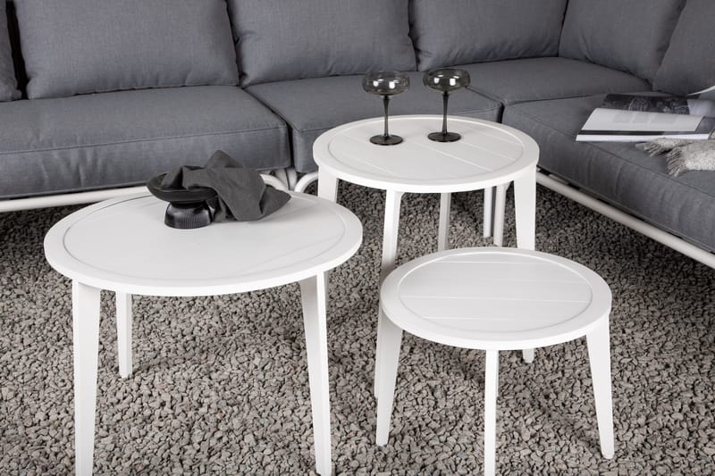 Roxo hjørnesofa hvid - Venture Home - Havemøbler - Loungemøbler - Loungesæt