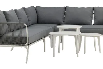 Roxo hjørnesofa hvid - Venture Home - Havemøbler - Loungemøbler - Loungesæt