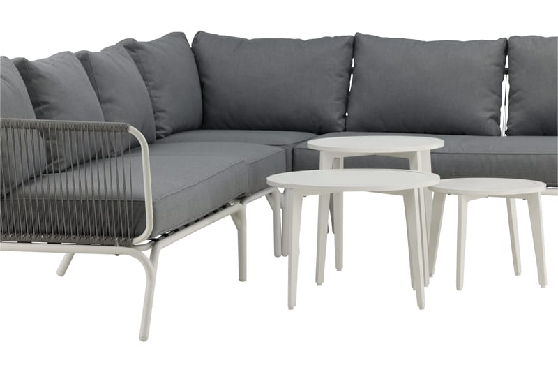 Roxo hjørnesofa hvid - Venture Home - Havemøbler - Loungemøbler - Loungesæt