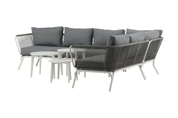 Roxo hjørnesofa hvid - Venture Home - Havemøbler - Loungemøbler - Loungesæt