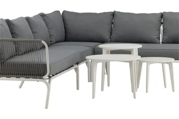 Roxo hjørnesofa hvid - Venture Home - Havemøbler - Loungemøbler - Loungesæt