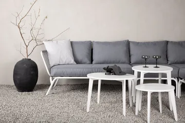 Roxo hjørnesofa hvid - Venture Home - Havemøbler - Loungemøbler - Loungesæt