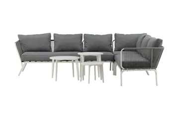 Roxo hjørnesofa hvid - Venture Home - Havemøbler - Loungemøbler - Loungesæt