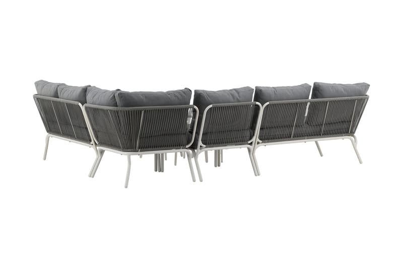 Roxo hjørnesofa hvid - Venture Home - Havemøbler - Loungemøbler - Loungesæt