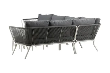 Roxo hjørnesofa hvid - Venture Home - Havemøbler - Loungemøbler - Loungesæt