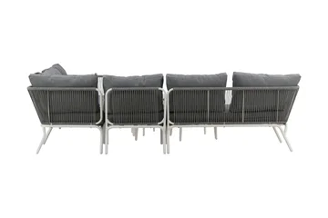Roxo hjørnesofa hvid - Venture Home - Havemøbler - Loungemøbler - Loungesæt