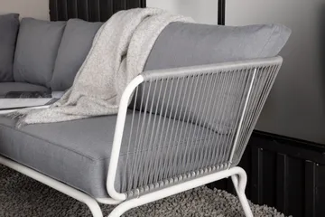 Roxo hjørnesofa hvid - Venture Home - Havemøbler - Loungemøbler - Loungesæt