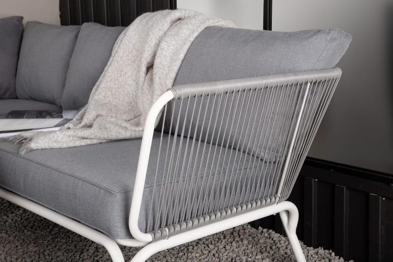 Roxo hjørnesofa hvid - Venture Home - Havemøbler - Loungemøbler - Loungesæt