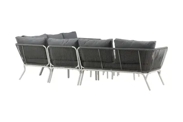 Roxo hjørnesofa hvid - Venture Home - Havemøbler - Loungemøbler - Loungesæt