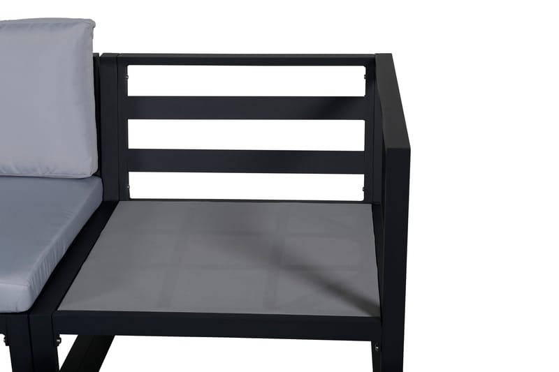 Salvador Loungesæt - Grå/Sort - Havemøbler - Loungemøbler - Loungesæt