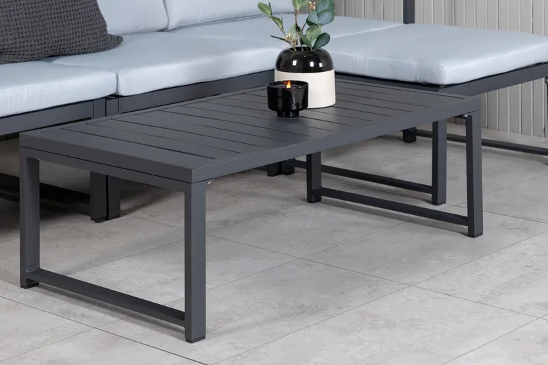 Salvador Loungesæt - Grå/Sort - Havemøbler - Loungemøbler - Loungesæt