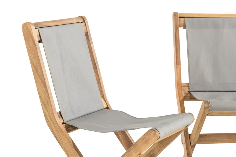 Sammenfoldelig sofagruppe - Akacia - Havemøbler - Loungemøbler - Loungesæt