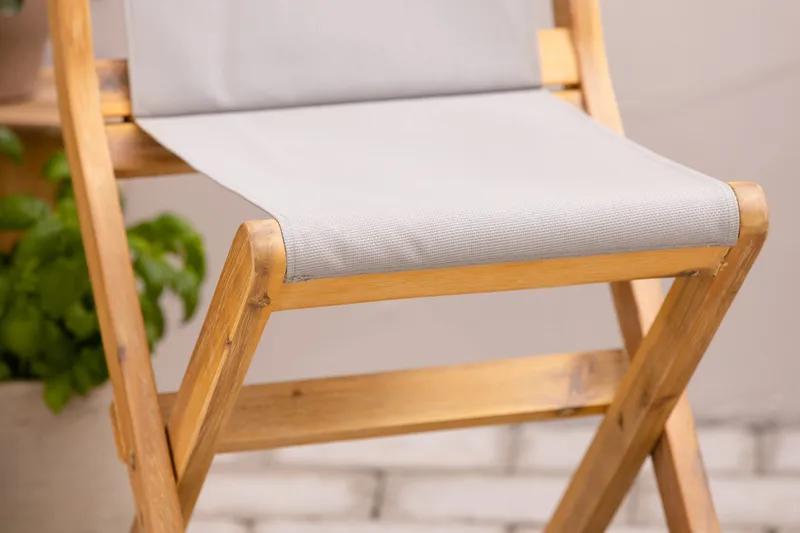 Sammenfoldelig sofagruppe - Akacia - Havemøbler - Loungemøbler - Loungesæt