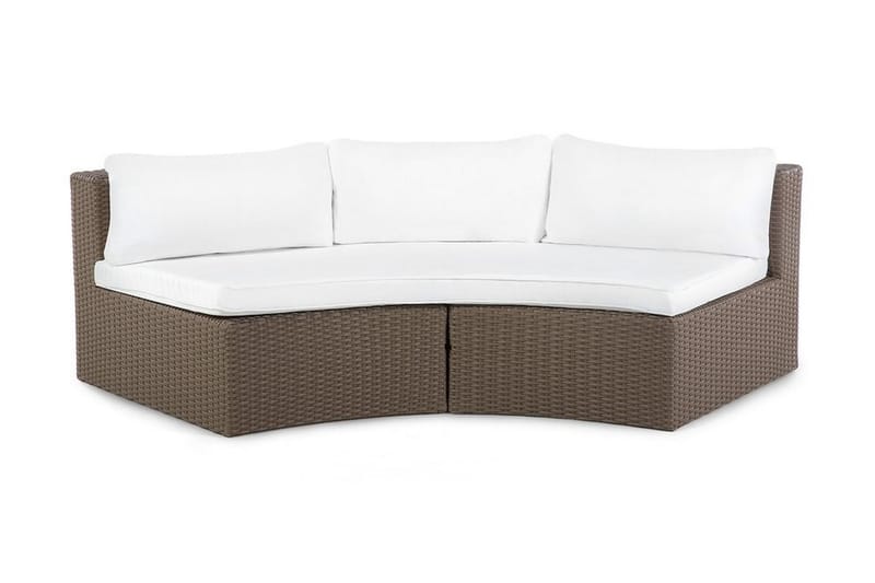 Severo Loungegruppe 102 cm - Brun - Altanmøbler - Sofagrupper udendørs - Loungesæt